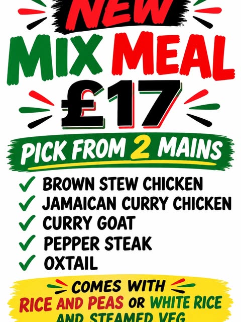 Real Instagram post: Mix Meal offer, £17